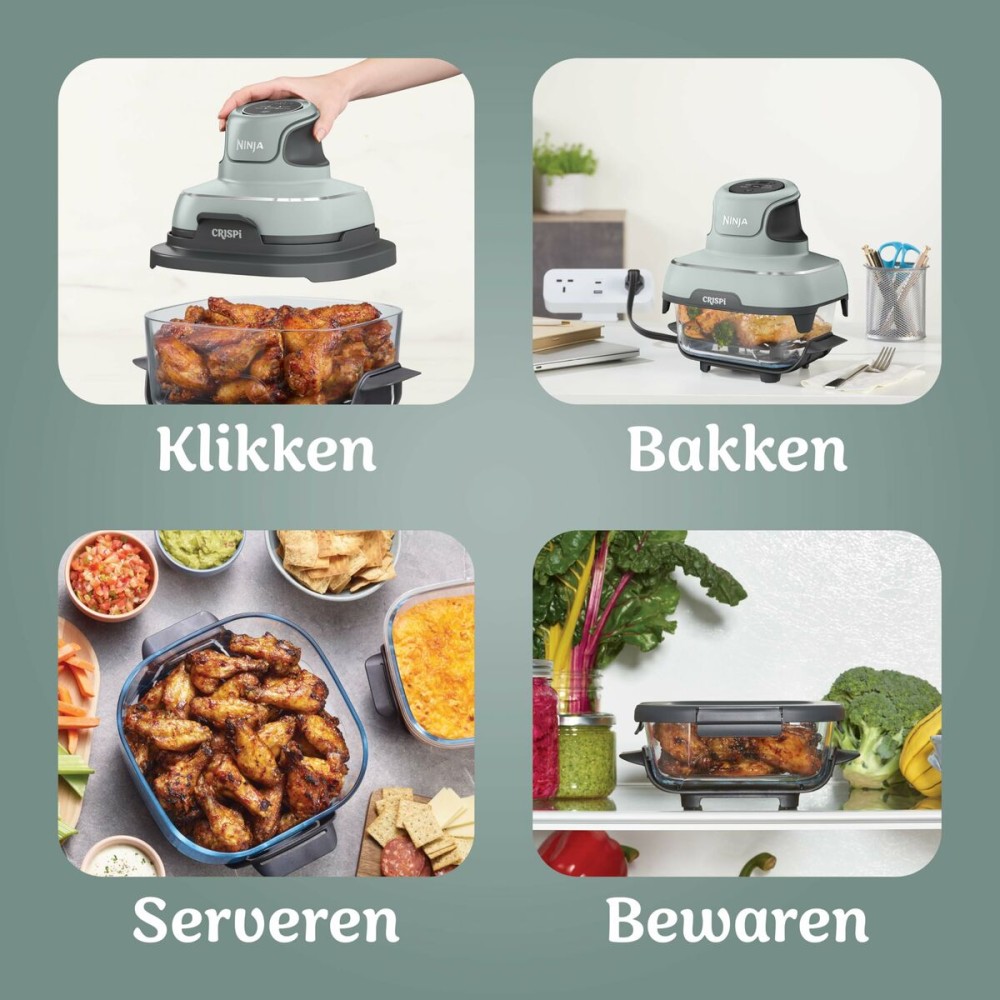 Air Fryer NINJA CRISPI Green 1700 W 3,8 L