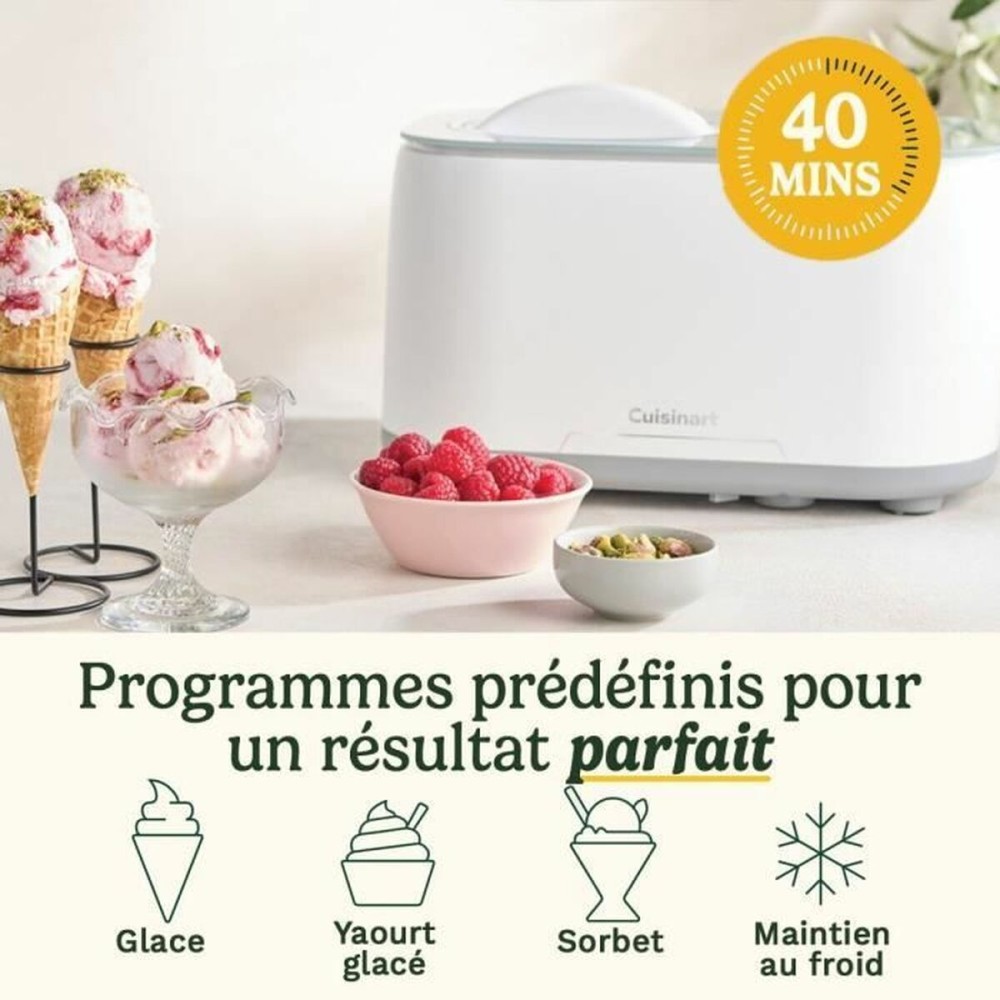 Ice Cream Maker Cuisinart ICE90E White 100 W 1 L