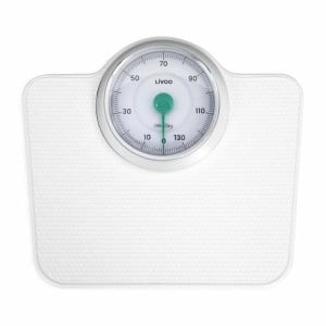 Balance Numérique de Salle de Bain Livoo DOM490 Blanc Métal