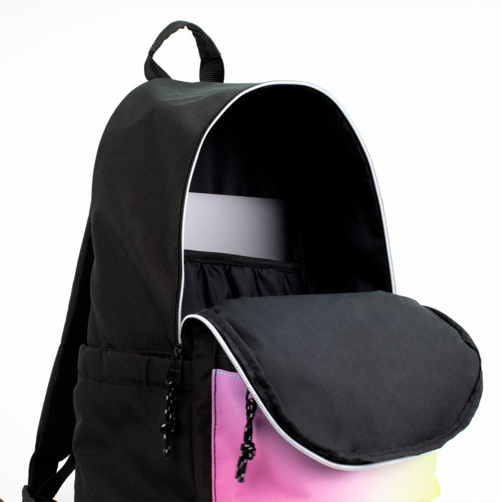 Lässiger Rucksack Milan Schwarz 41 x 30 x 18 cm