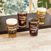 Trinkglas Luminarc Frases 90 Durchsichtig Glas 500 ml (24 Stück)