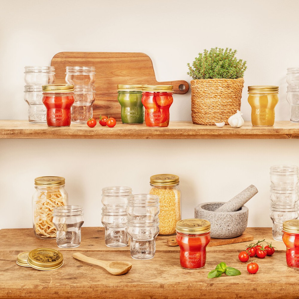 Food Preservation Container Bormioli Rocco Quattro Stagioni Transparent 270 ml (12 Units)