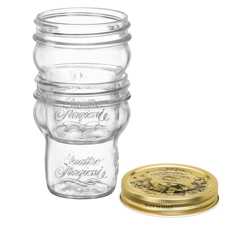 Food Preservation Container Bormioli Rocco Quattro Stagioni Transparent 270 ml (12 Units)