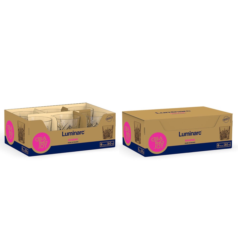 Verre Luminarc Eugene Transparent verre 300 ml (6 Unités)