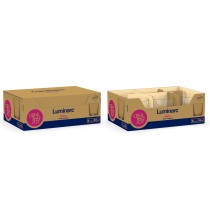 Verre à bière Luminarc Pinta Transparent verre 360 ml (6 Unités)