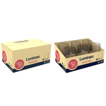 Trinkglas Luminarc Maine Grau Glas 370 ml (6 Stück)