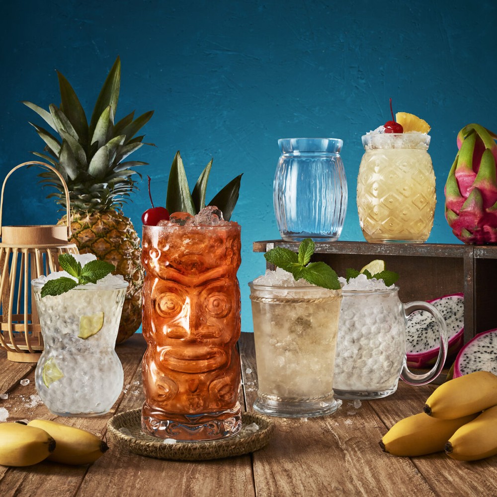 Trinkglas Bormioli Rocco Tiki Bartender Durchsichtig Glas 500 ml (6 Stück)