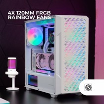 ATX Semi-tower Box Mars Gaming MCGEOW White