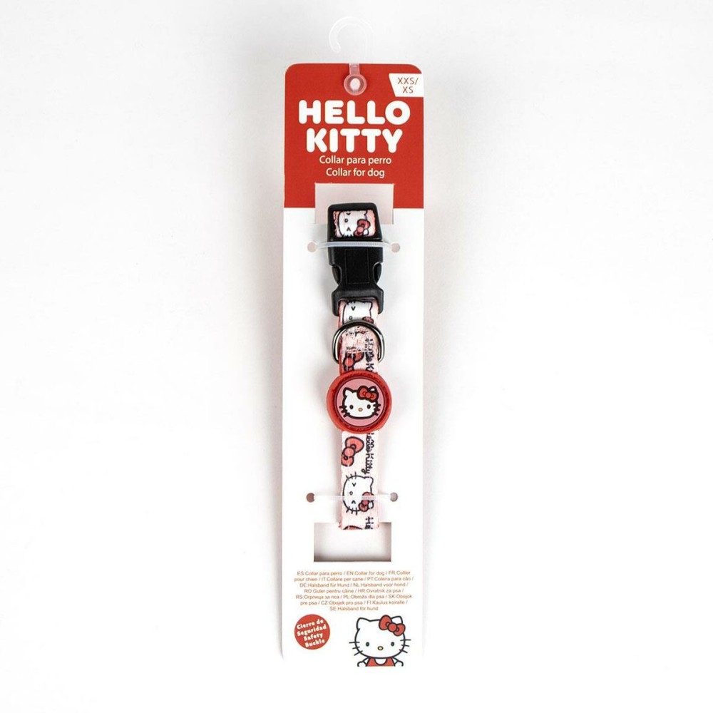 Collier pour Chien Hello Kitty Rose XXS