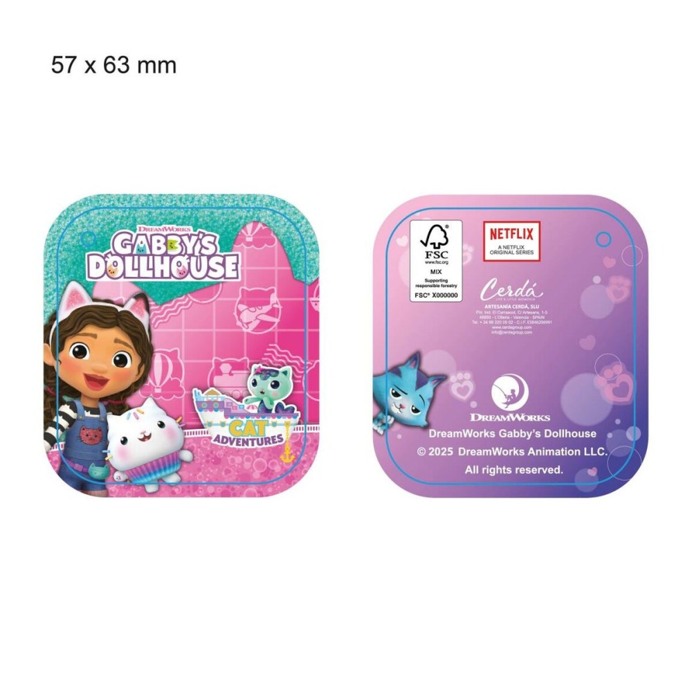 House Slippers Gabby's Dollhouse Pink