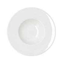 Pasta Dish Bidasoa Serenity Hydrozero White Ceramic Ø 26 cm (6 Units)