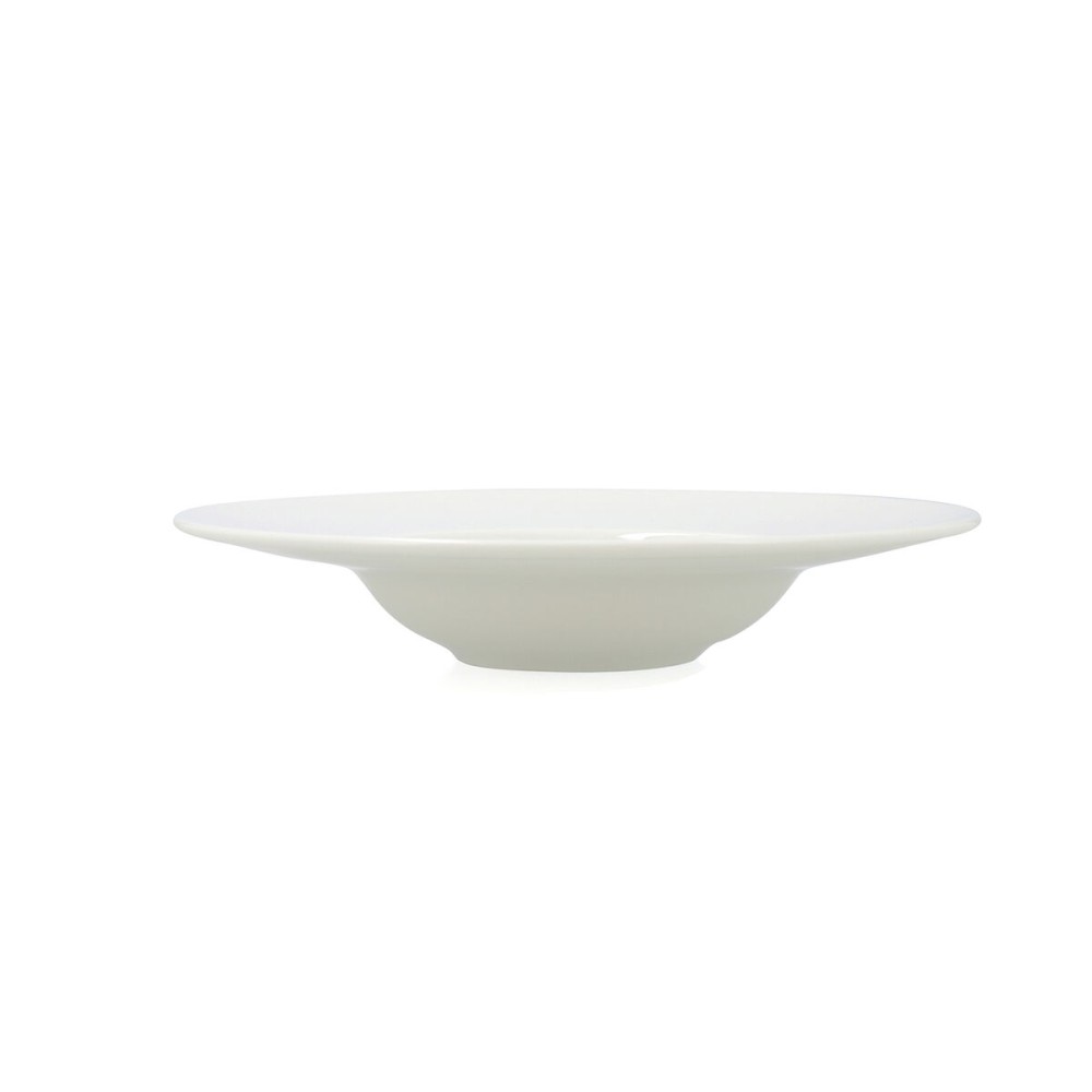 Pasta Dish Bidasoa Serenity Hydrozero White Ceramic Ø 26 cm (6 Units)