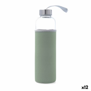 Wasserflasche Quid Quidate Grau Glas 600 ml (12 Stück)