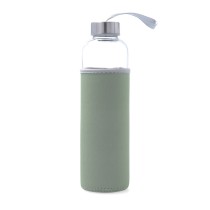 Bouteille d'eau Quid Quidate Gris verre 600 ml (12 Unités)