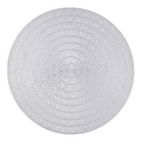 Dessous de plat Quid Habitat Argenté Plastique Ø 38 cm (12 Unités)