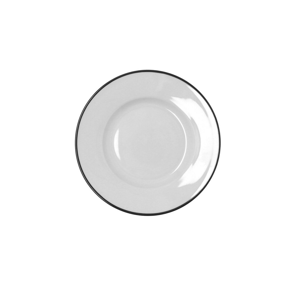 Teller Bidasoa Glacial Filo Weiß aus Keramik Ø 16,5 cm Brot (48 Stück)