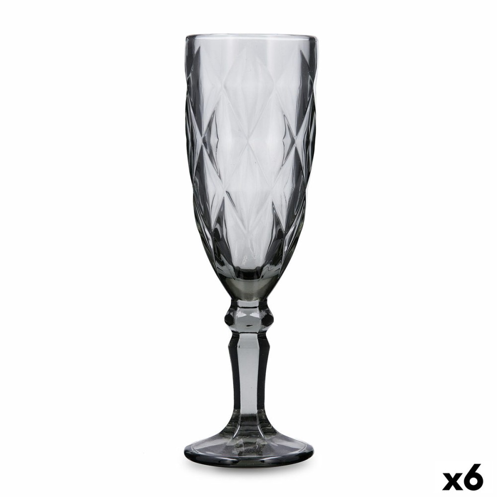 Coupe de champagne Quid Maia Bleu verre 165 ml (6 Unités)