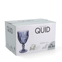 Glas Quid Maia Blau Glas 235 ml (6 Stück)