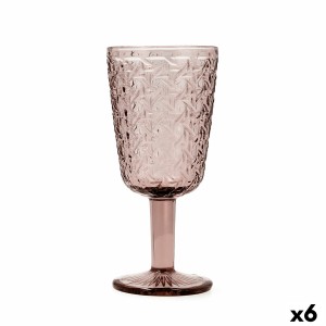 Verre Bidasoa Agata Rose verre 285 ml (6 Unités)