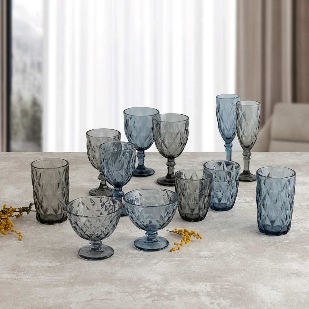 Champagnerglas Quid Maia Blau Glas 165 ml (6 Stück)
