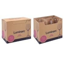Wine glass Luminarc Ara Transparent Glass 360 ml (6 Units)
