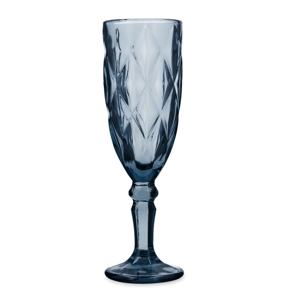 Coupe de champagne Quid Maia Bleu verre 165 ml (6 Unités)