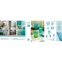 Jug Quid Gaia Turquoise Plastic 2 L (6 Units)