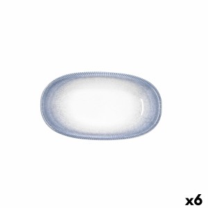 Plateau apéritif Bidasoa Lea Hydrozero Blanc 19 x 11 cm (6 Unités)