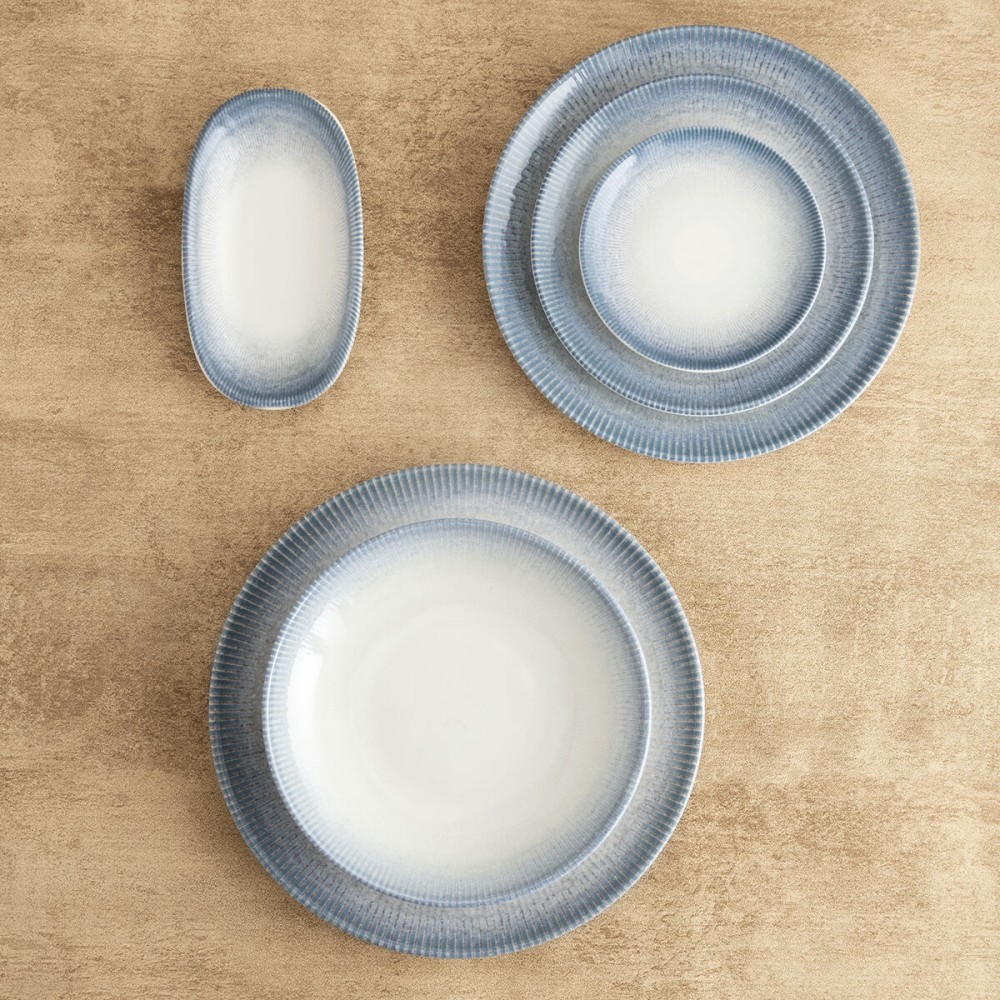 Plateau apéritif Bidasoa Lea Hydrozero Blanc 19 x 11 cm (6 Unités)
