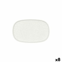 Plateau apéritif Bidasoa Elite Blanc 18,5 x 11,5 cm (8 Unités)