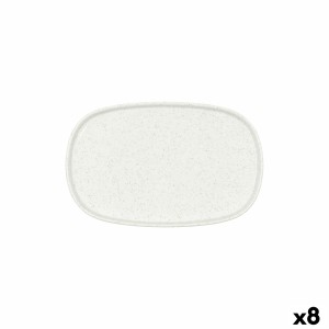 Plateau apéritif Bidasoa Elite Blanc 18,5 x 11,5 cm (8 Unités)