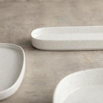 Plateau apéritif Bidasoa Elite Blanc 18,5 x 11,5 cm (8 Unités)