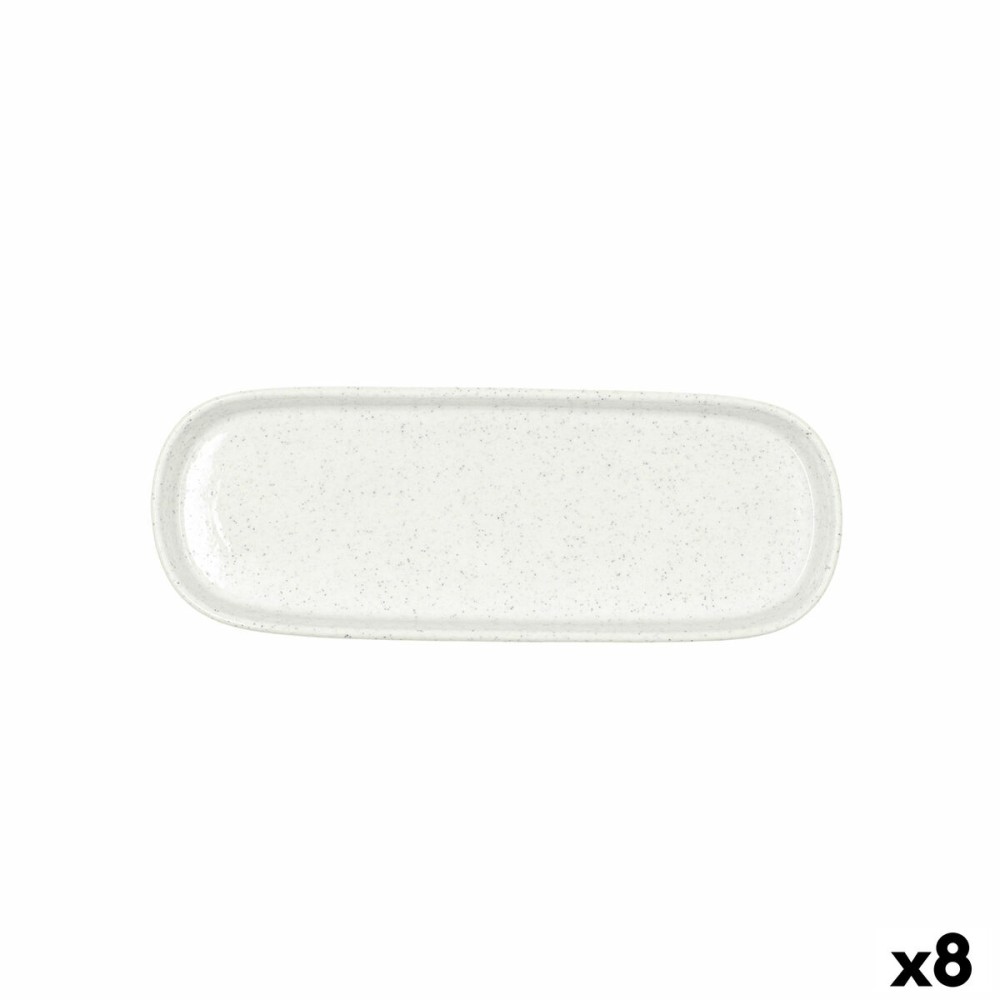 Plateau apéritif Bidasoa Elite Blanc 22 x 8 x 25 cm (8 Unités)