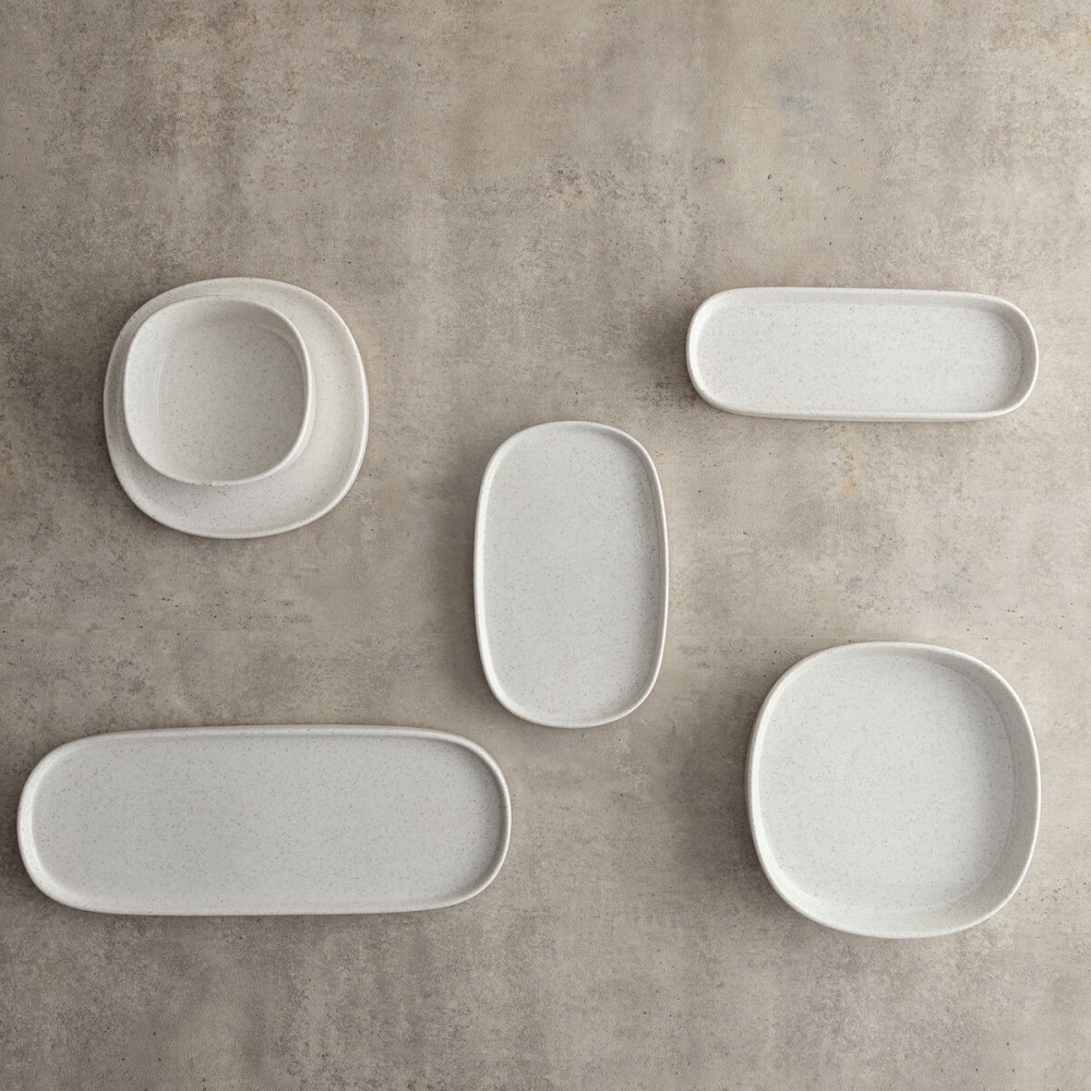 Plateau apéritif Bidasoa Elite Blanc 22 x 8 x 25 cm (8 Unités)