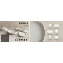 Plateau apéritif Bidasoa Elite Blanc 22 x 8 x 25 cm (8 Unités)