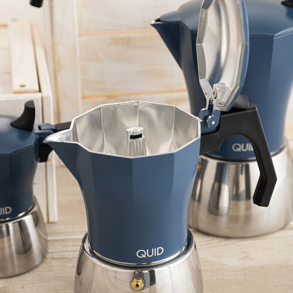 Cafetière Italienne Quid Baltic Blanc Métal 12 Tasses (6 Unités)