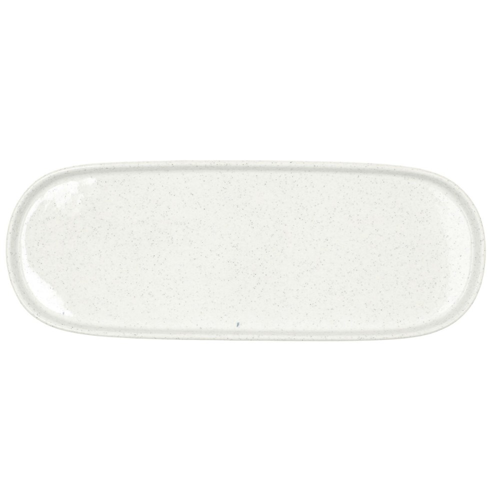 Snack tray Bidasoa Elite White 30,7 x 11,6 x 2 cm (12 Units)