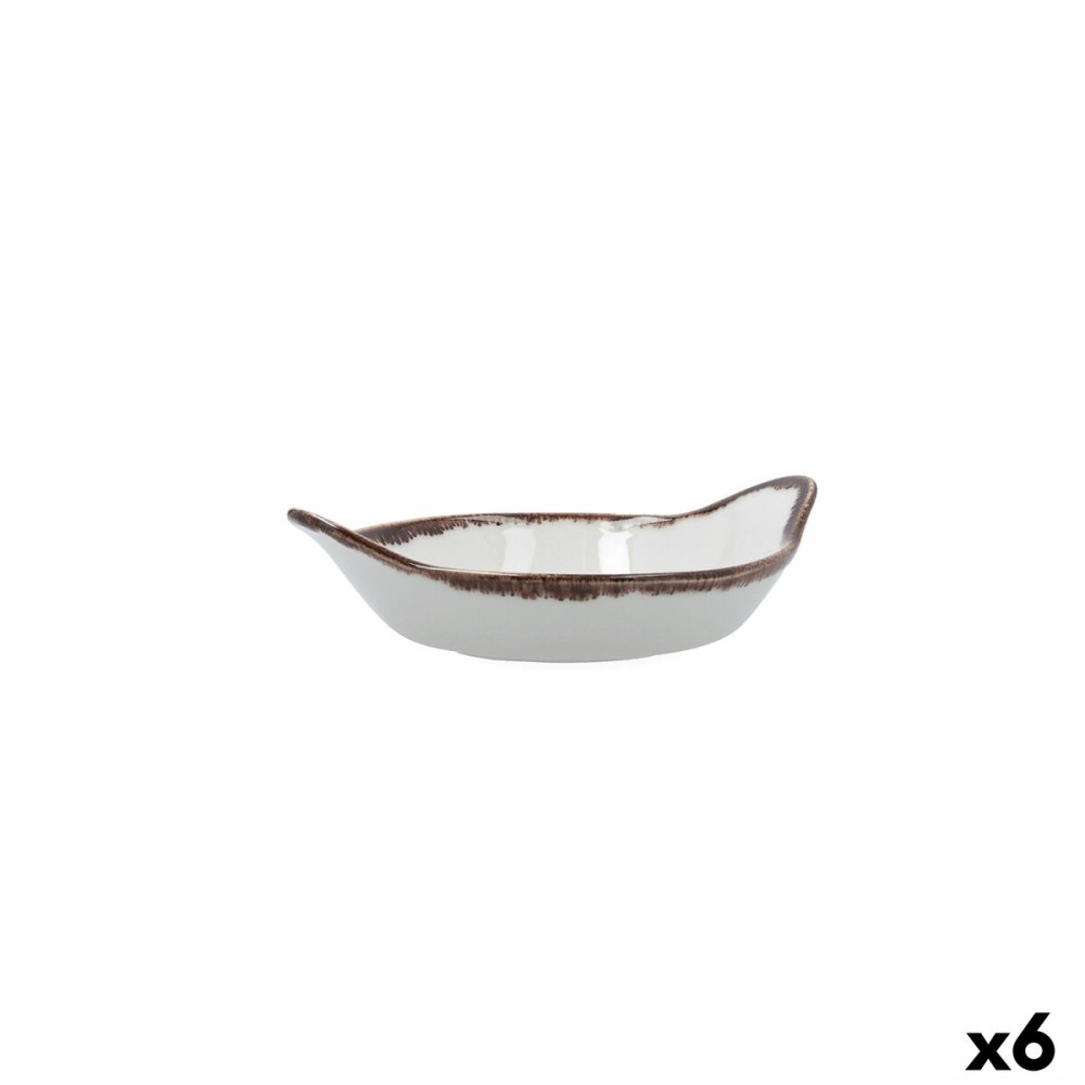 Snack tray Bidasoa Orion Hydrozero White Ø 16 cm (6 Units)