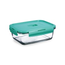 Lunchbox hermetisch Luminarc Turquesa türkis Glas 1,22 L (6 Stück)