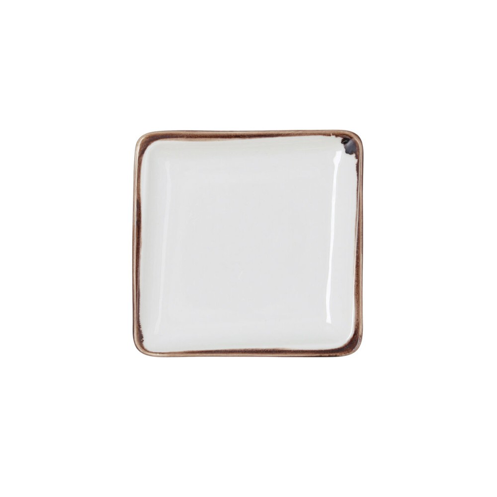 Snack tray Bidasoa Orion Hydrozero White 15 x 15 cm (6 Units)