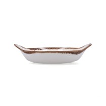 Tablett für Snacks Bidasoa Orion Hydrozero Weiß Ø 19 cm (6 Stück)