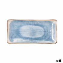 Snack tray Bidasoa Aura White 25 x 12 cm (6 Units)
