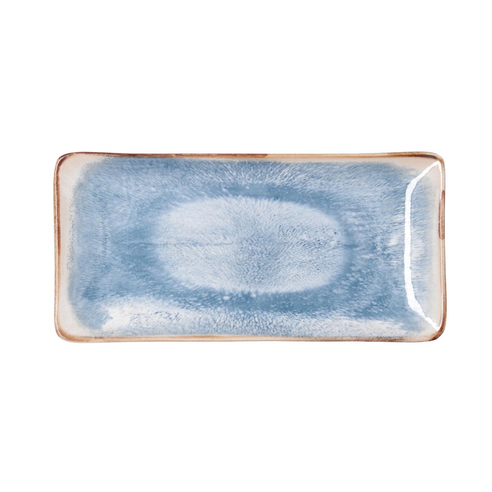 Snack tray Bidasoa Aura White 25 x 12 cm (6 Units)