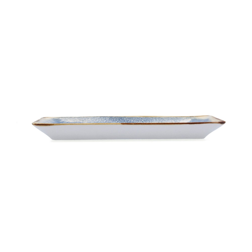 Snack tray Bidasoa Aura White 25 x 12 cm (6 Units)