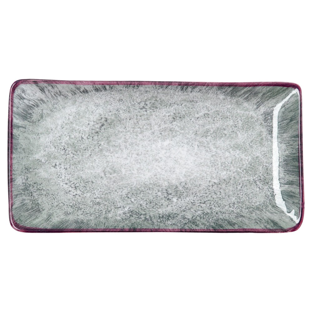 Plateau apéritif Bidasoa Stela Vert 27,5 x 16,3 cm (6 Unités)