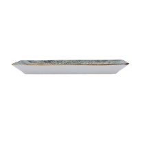 Snack tray Bidasoa Stela Green 27,5 x 16,3 cm (6 Units)