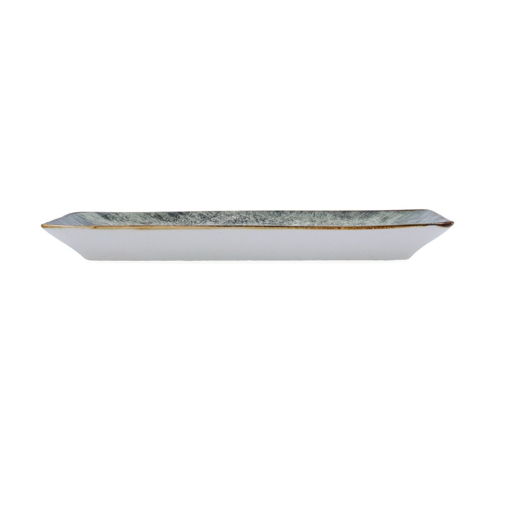 Snack tray Bidasoa Stela Green 27,5 x 16,3 cm (6 Units)