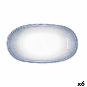 Snack tray Bidasoa Lea Hydrozero White 26 x 14,5 cm (6 Units)