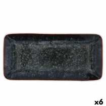 Plateau apéritif Bidasoa Elite Marron 30 x 14,5 x 2,6 cm (6 Unités)