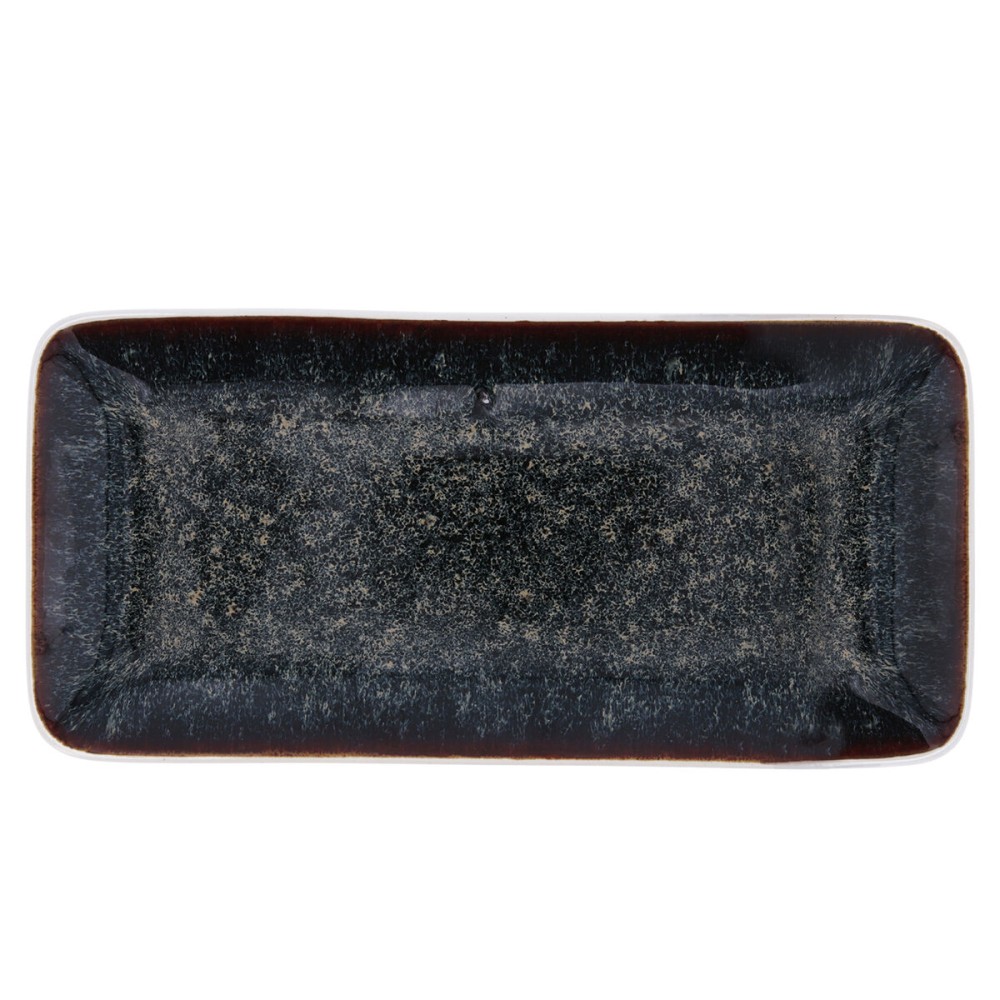 Tablett für Snacks Bidasoa Elite Braun 30 x 14,5 x 2,6 cm (6 Stück)